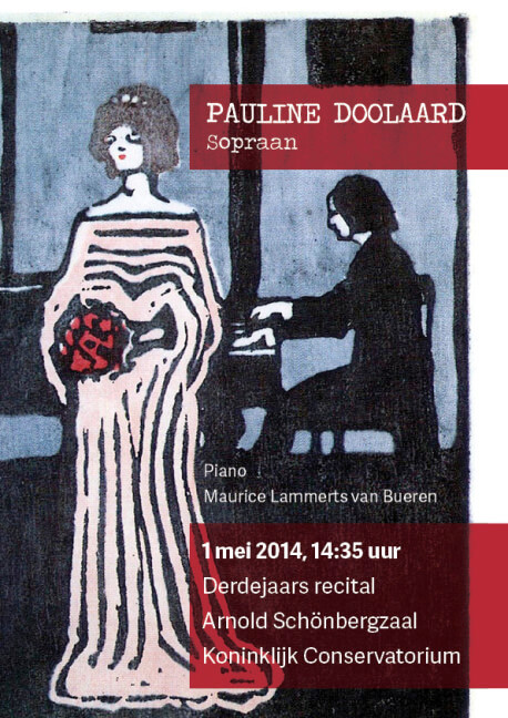 3e jaar Recital Pauline Doolaard Koninklijk Conservatorium